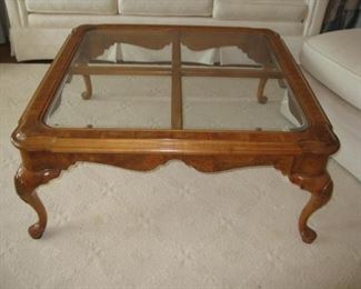 Large square coffee table