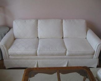 Off white formal sofa