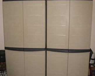 2 of 4 storage cabinets
