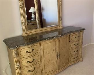 King bedroom set dresser