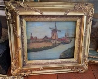 Lots of artwork and frames