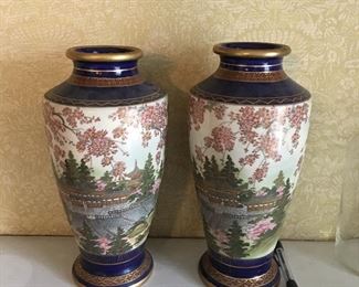 Pair Asian Vases