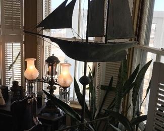 Cool Ship Weathervane