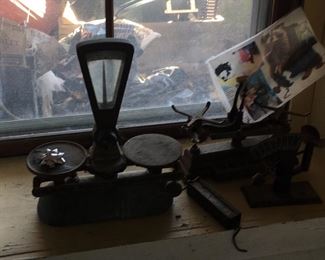 Vintage and antique scales