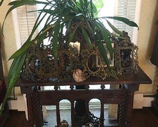 Lots of Antique Brass and Iron Ornate Frames