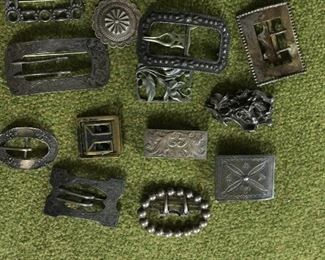 Silver buckles