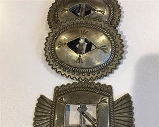 Concho belt medallions