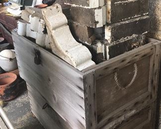 Original Corbels of house as well as "Sea Boxes"