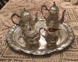 Beautiful Continental Coffee-Tea Set with Tray