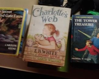 Assorted vintage children’s books