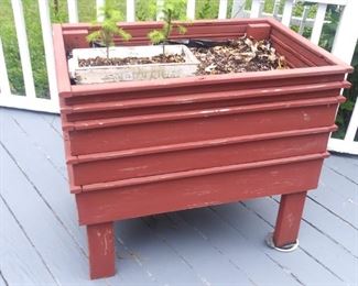  Raised deck planter