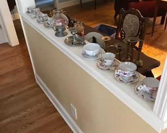 Vintage tea cups and saucers