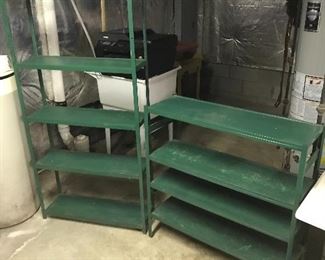 More metal shelving