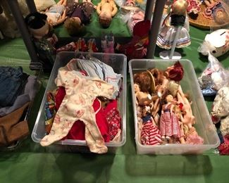 DOLLS, DOLL CLOTHES, BARBIES, DOLL HOUSE