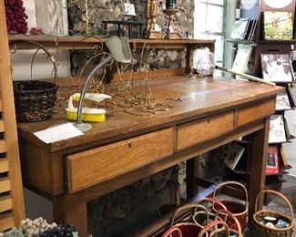 Most baskets sold.  Railroad Desk available. 