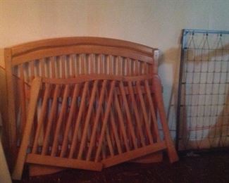 Like new....crib.  Can be converted to regular bed.  Presale $100
