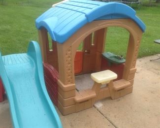 Terrific outdoor house with slide...presale. $75