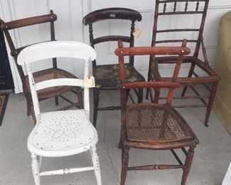 Antique project chairs