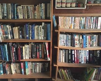 LOTS of books about airplanes & aviation, WW2, Westerns, Mustang cars, JFK & more