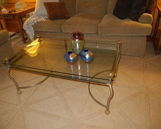 Coffee Table - Chapman - Double Glass 42” L X 26” W X 18” Deep