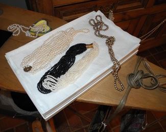 Pearls, Jewelry, Vintage Ironing board