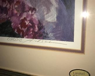 SIGNED AND NUMBERED LITHOGRAPH BY BARBARA A. WOOD - "Roses Are Red"