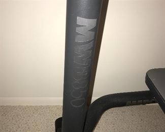 MWB 850 ADJUSTABLE WEIGHT BENCH W/200LBS WEIGHT SET