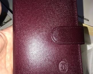CARTIER LEATHER REFILLABLE JOURNAL