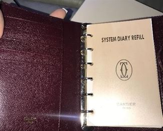 CARTIER LEATHER REFILLABLE JOURNAL