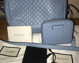 AUTHENTIC GUCCI CROSSBODY BAG AND WALLET