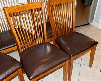 Set of SIX Dining Chairs