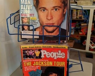 People Magazines, Michael Jackson, Brad Pitt, Elton John, John Travolta, Cher and oh so many more, actors and music groups