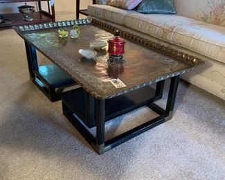 Antique/Vintage Tray Top Coffee Table