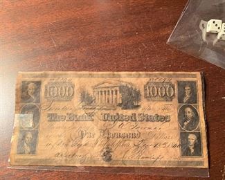 Reproduction Bank Note