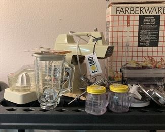 Vintage Oster Kitchen Center w/attachments