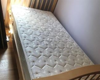Have two twin beds frame and mattress 