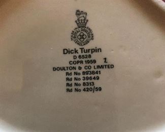 Dick Turpin Royal Doulton toby Mug Large