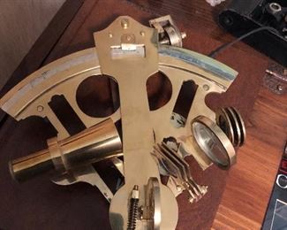 Brass sextant