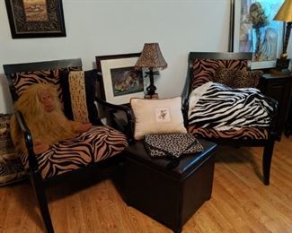 Zebra Orint Chair Grouping