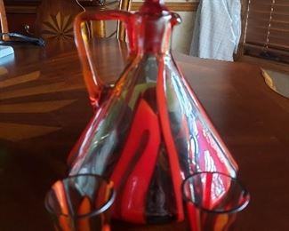 Italian glass decanter