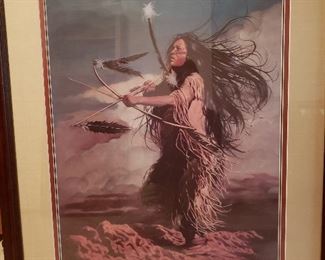 Penni Anne Cross "Dance Apache" print. Signed and numbered