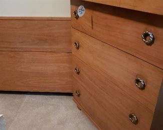 MCM three piece BR set, Head/foot board & dresser shown