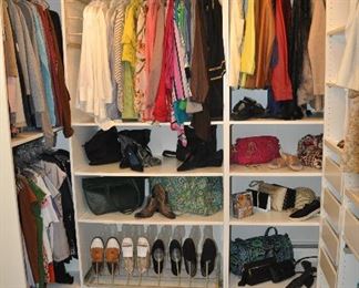 Wonderful filled walk in closet!