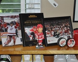 Great Detroit Red Wing memorabilia!