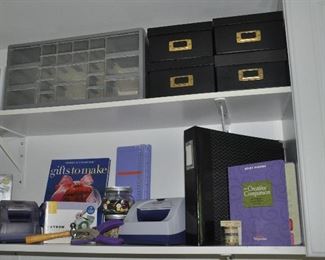 Great organizing containers and Xyron machines