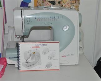 Bernette 80e Sewing Machine by Bernina with case and instruction booklet.