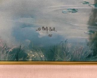 Marty Bell Lithograph Most signed w/ COA