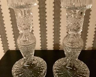 Waterford crystal candlesticks