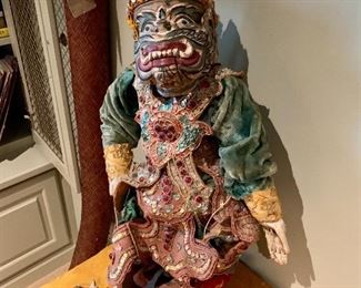 antique Burmese puppet