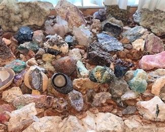 Tons of Geodes, petrified wood and amethyst